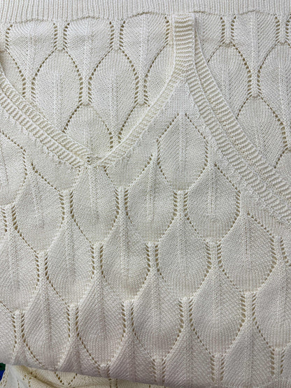 LP | Abito lungo senza maniche in maglia con stile cappotto