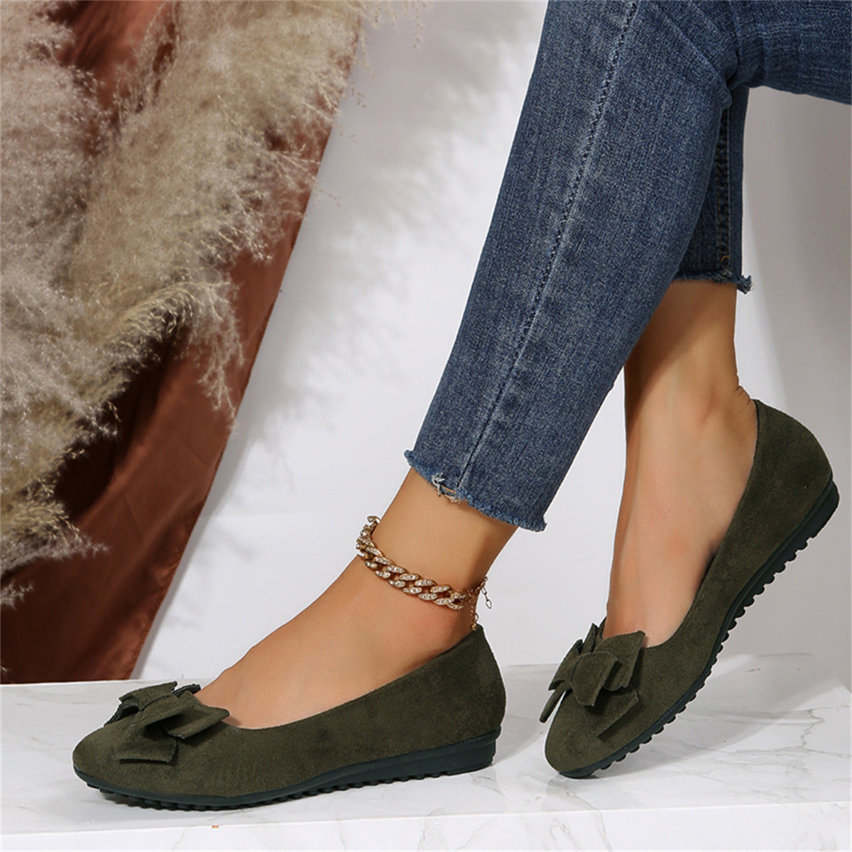 LP | Scarpe da ballo con fiocco