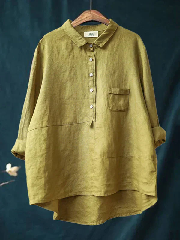 LP | Camicia a maniche lunghe con colletto reversibile e tasche