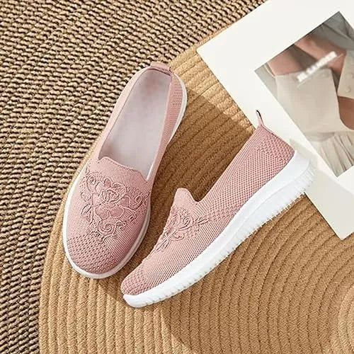 LP | Day 49% OFF - Scarpe da ginnastica da passeggio casual con ricamo a maglia da donna