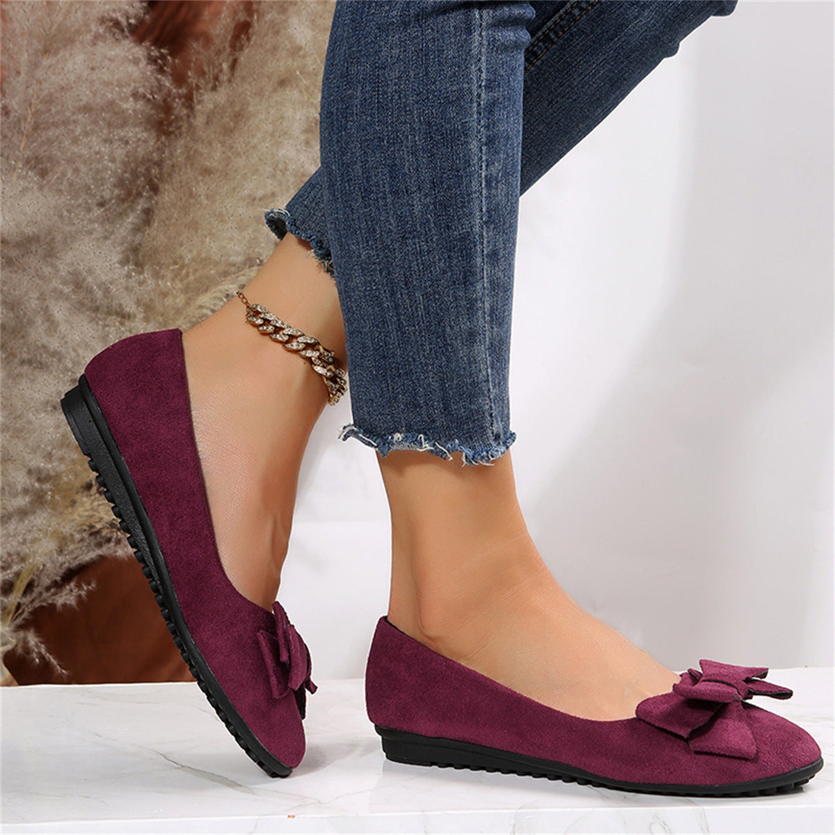 LP | Scarpe da ballo con fiocco