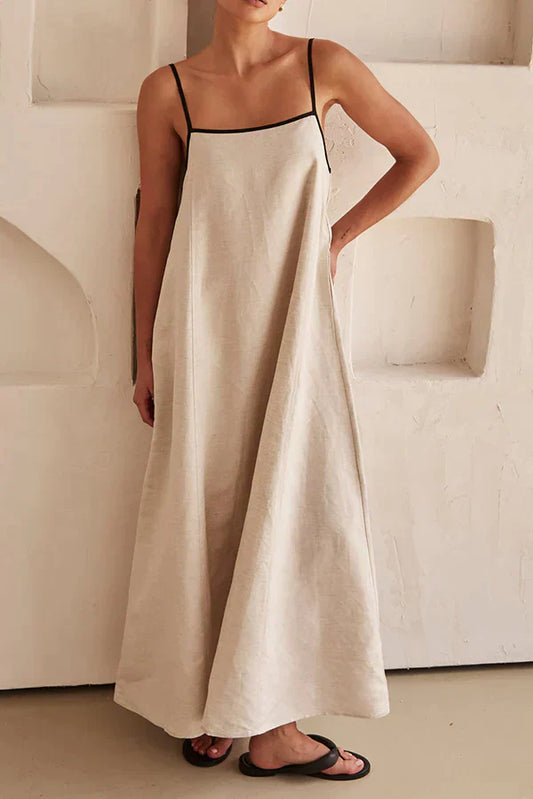 LP | Maxi abito di lino alla moda