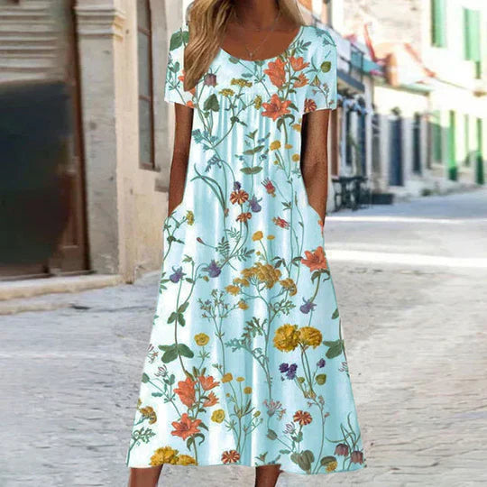 LP | Abito estivo con motivo floreale boho
