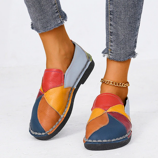 LP | - Scarpe ortopediche colorate da donna con tacco