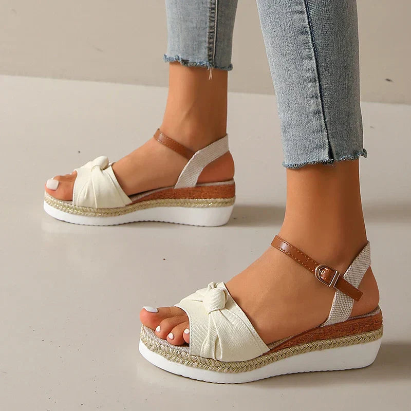 LP | Sandali con zeppa da donna Knot