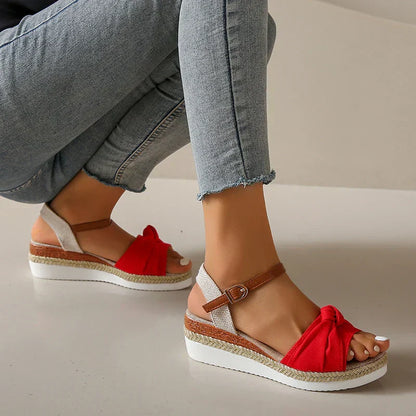 LP | Sandali con zeppa da donna Knot