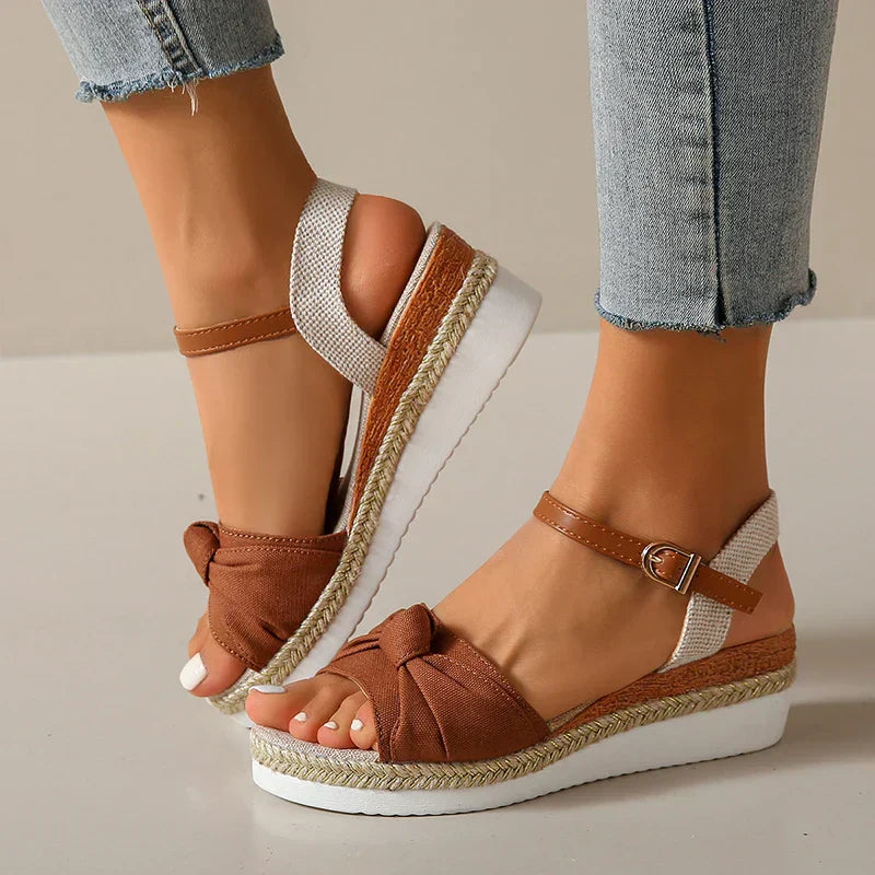 LP | Sandali con zeppa da donna Knot