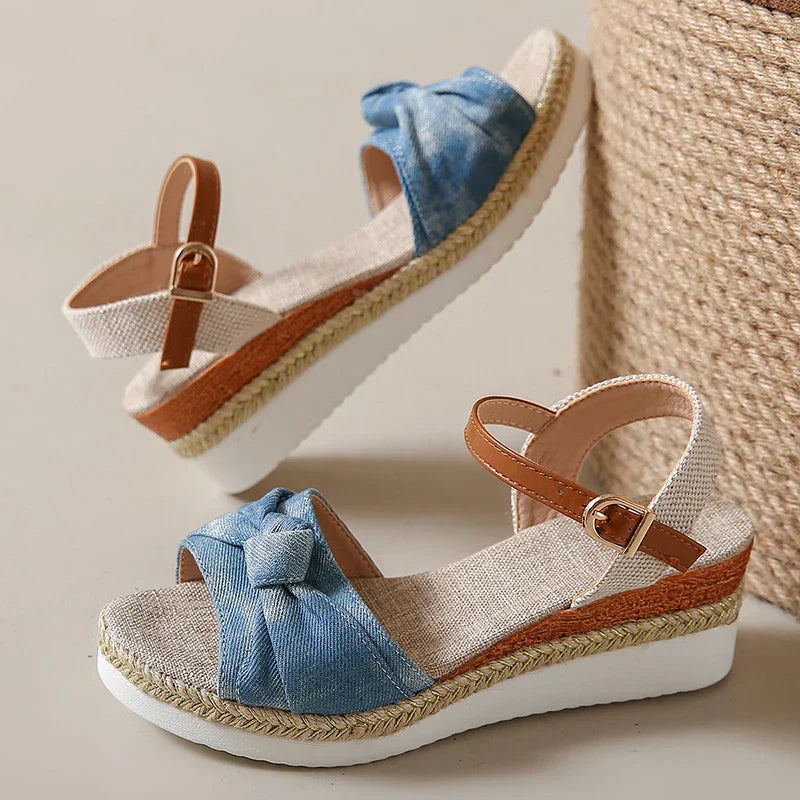 LP | Sandali con zeppa da donna Knot