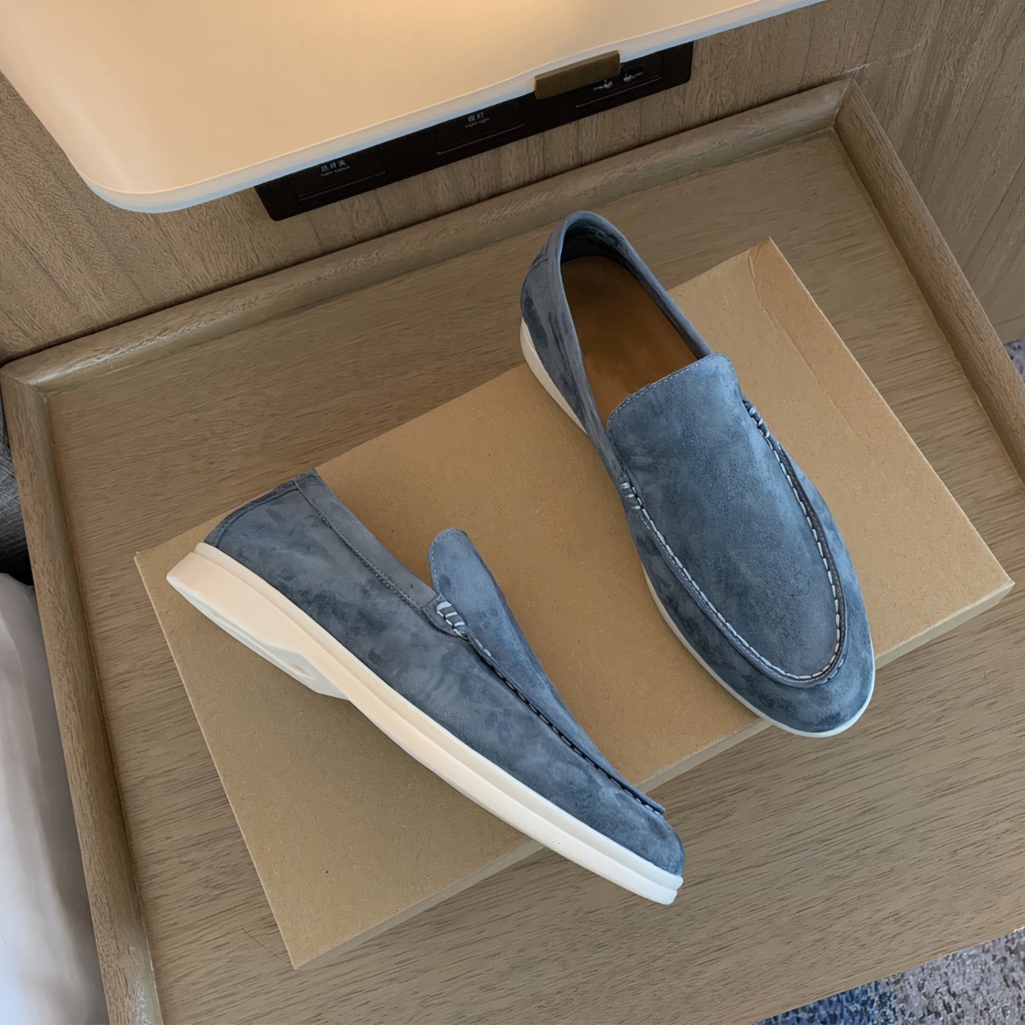 LP | Scarpe casual da uomo in pelle scamosciata Loafer Slip On