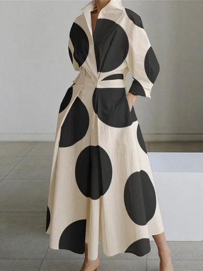 LP | Maxi abito con stampa a colori