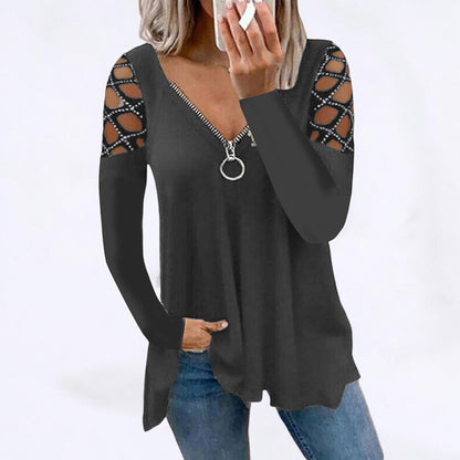 LP | Camicia chic a maniche lunghe con abbottonatura