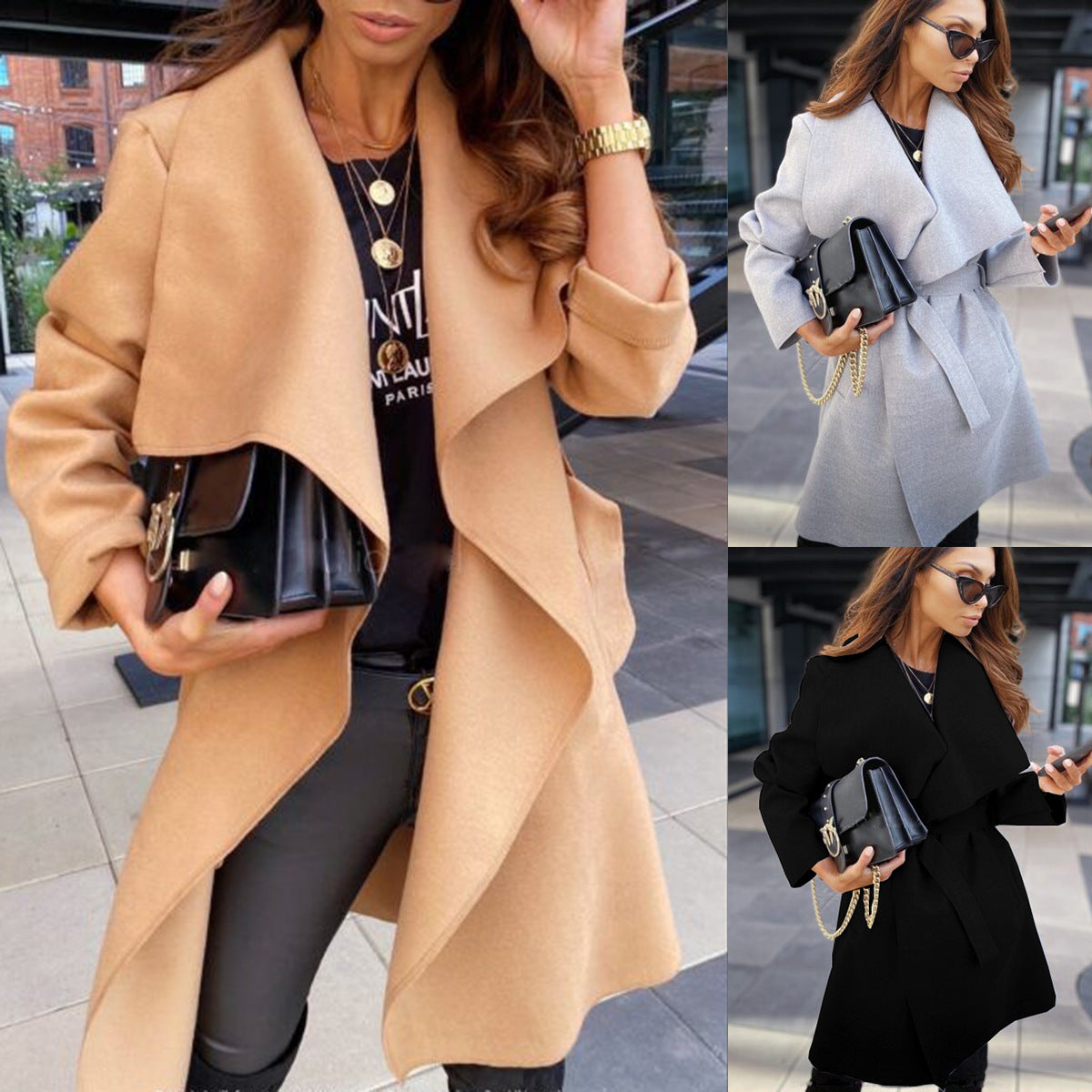 Moderno e minimalista Cappotto