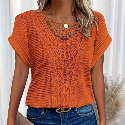 LP | Camicia casual con trama waffle Riaño