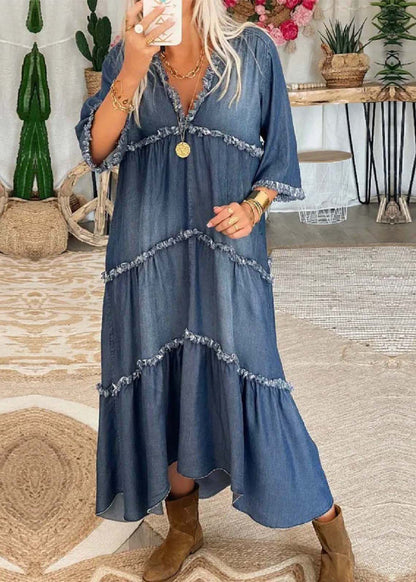 LP | Maxi abito in denim