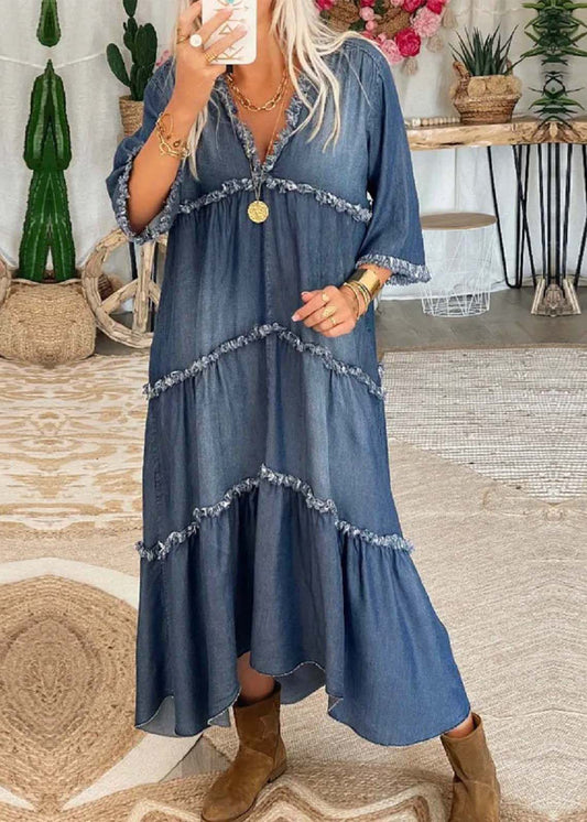 LP | Maxi abito in denim