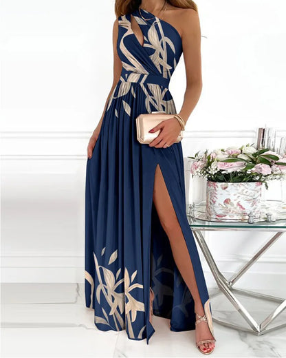 LP | Maxi abito elegante con monospalla