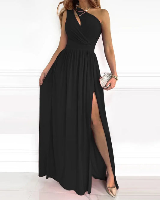 LP | Maxi abito elegante con spalla ����n