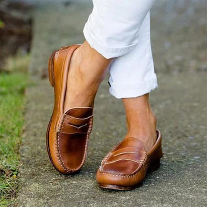 LP | Mocassini Casual Flats Oxfords Slip On Round Toe Loafers per le donne