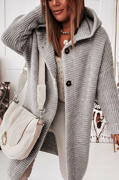LP | Cardigan con cappuccio