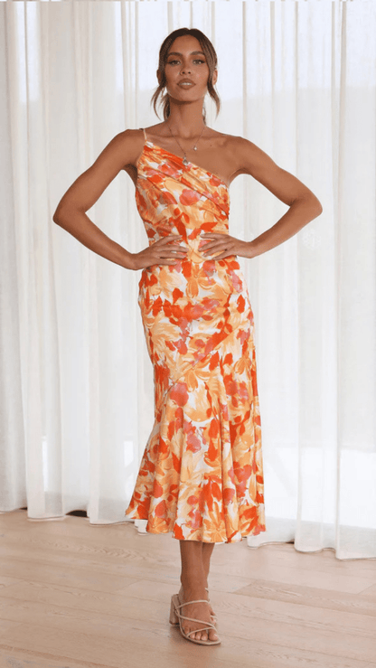 LP | Abito boho con motivo floreale