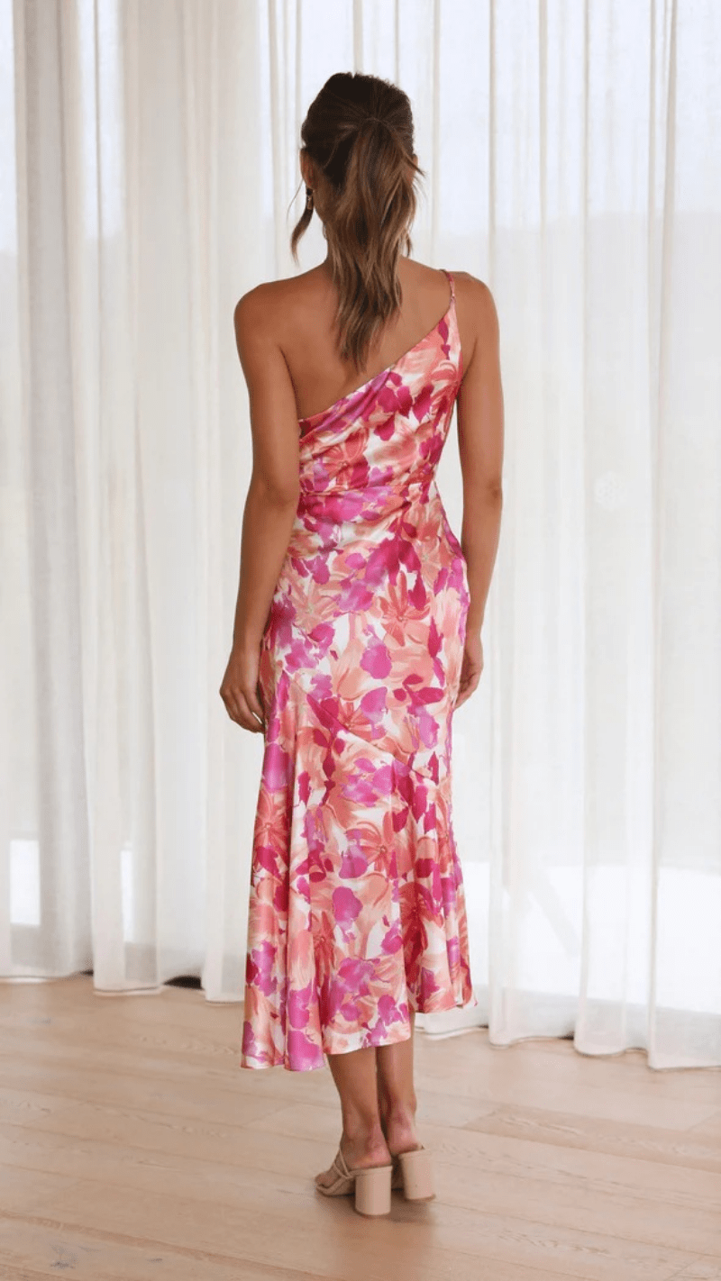 LP | Abito boho con motivo floreale