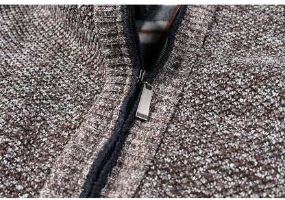 LP | cappotto in maglia grossa con zip