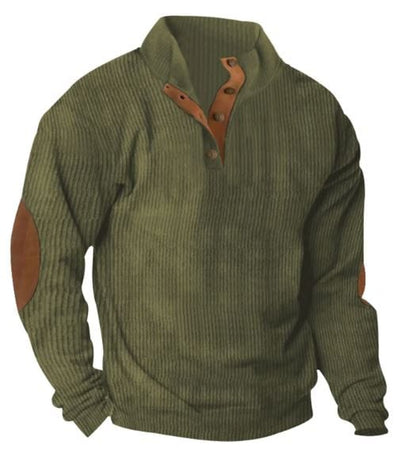 LP | Felpa casual con collo alto e maniche lunghe