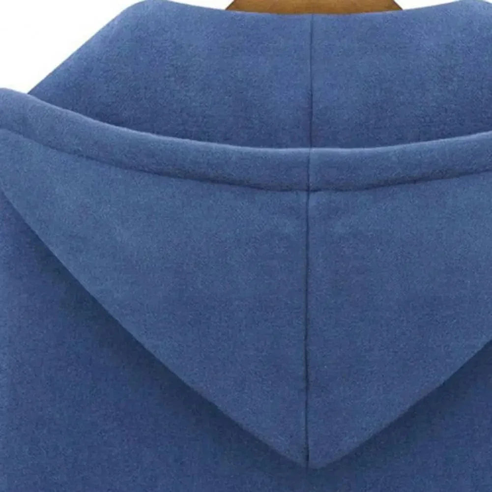 LP | Felpa monocolore da donna a maniche lunghe con cappuccio