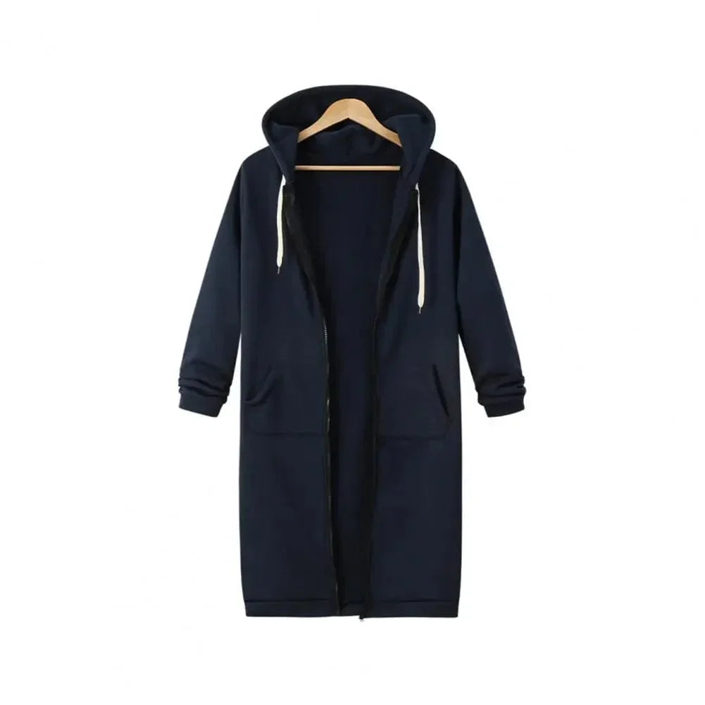 LP | Felpa monocolore da donna a maniche lunghe con cappuccio