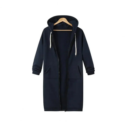 LP | Felpa monocolore da donna a maniche lunghe con cappuccio