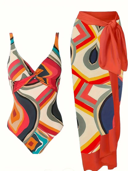 LP | Costume da bagno sexy con motivo tropicale