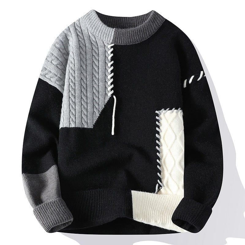 LP | Maglia patchwork dolcevita