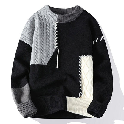 LP | Maglia patchwork dolcevita