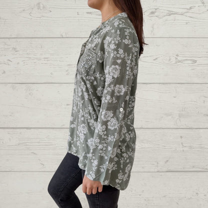 LP | Elegante top floreale a maniche lunghe