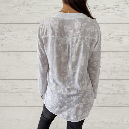 LP | Elegante top floreale a maniche lunghe