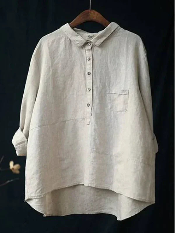 LP | Camicia a maniche lunghe con colletto reversibile e tasche