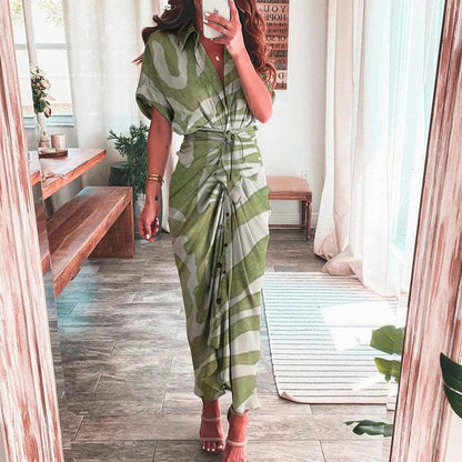 LP | Abito con stampa boho multicolore
