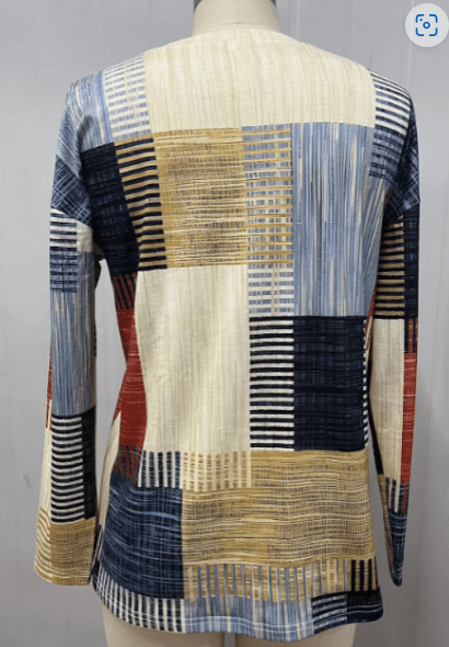 LP | Top con stampa geometrica