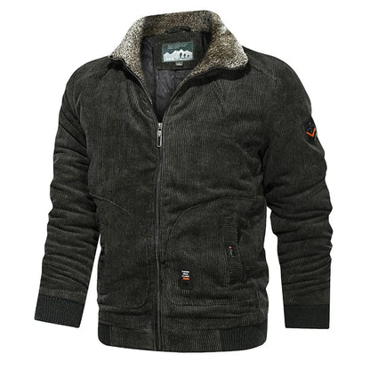 LP | Cappotto impermeabile con colletto da uomo per il tempo libero