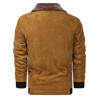 LP | Cappotto impermeabile con colletto da uomo per il tempo libero