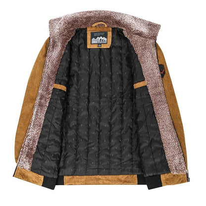 LP | Cappotto impermeabile con colletto da uomo per il tempo libero