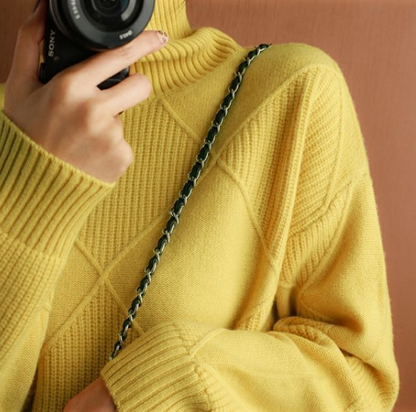 LP | Elegante maglione in cashmere a collo alto