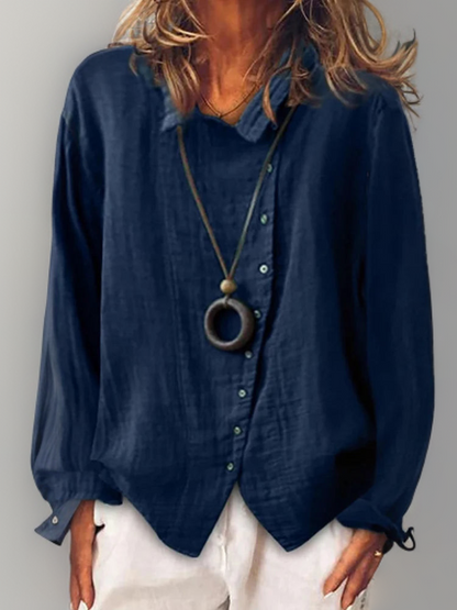 LP | Olivia┃Camicia a maniche lunghe con bottoni