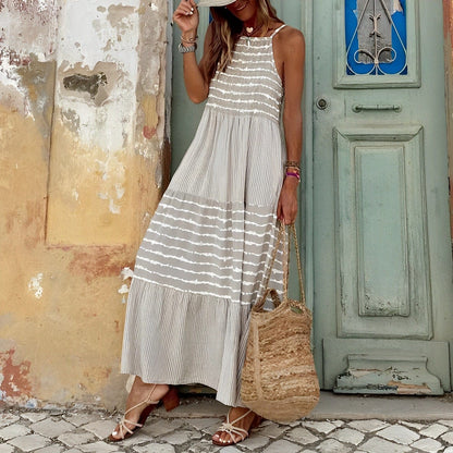 LP | Lavigne - Maxi abito beige