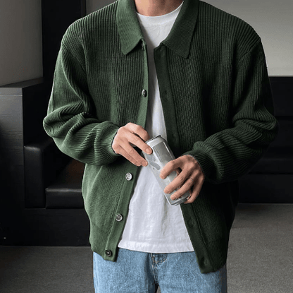 LP | Cardigan con risvolto