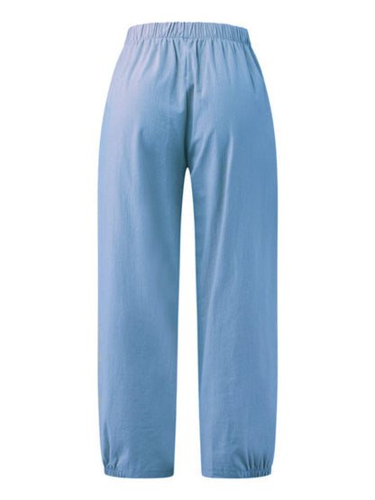LP | Pantaloni in cotone alla caviglia