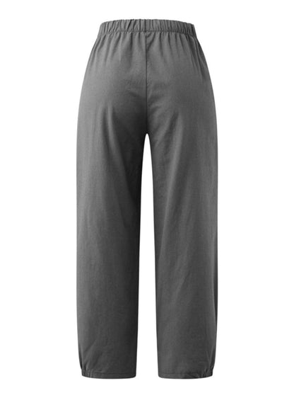 LP | Pantaloni in cotone alla caviglia