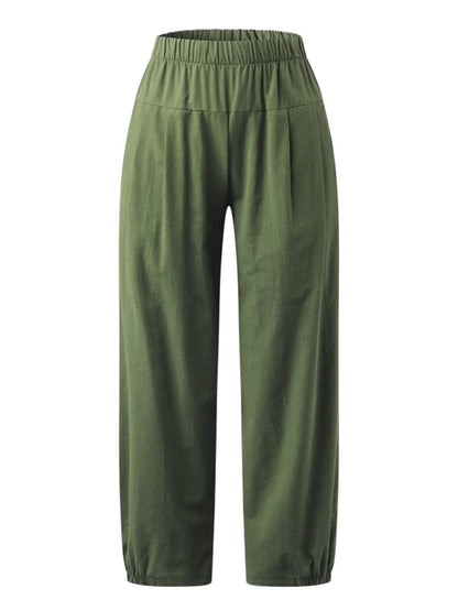 LP | Pantaloni in cotone alla caviglia