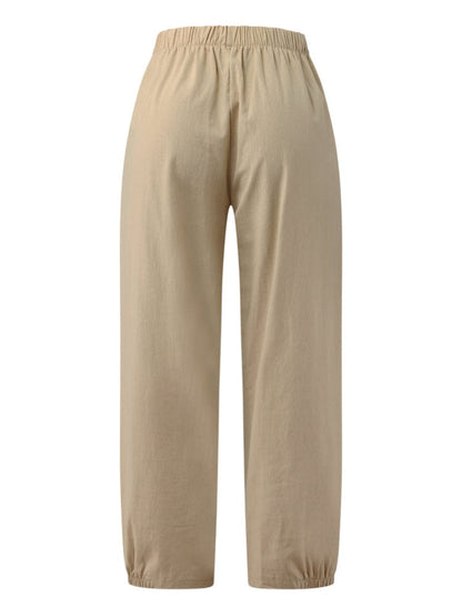 LP | Pantaloni in cotone alla caviglia