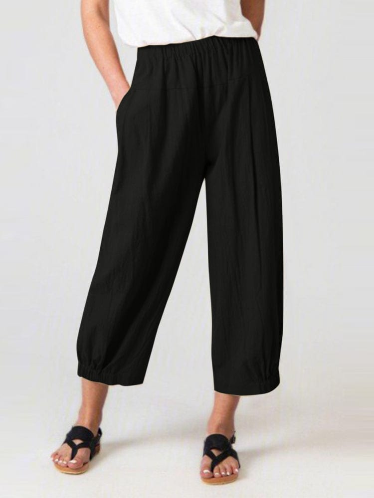 LP | Pantaloni in cotone alla caviglia